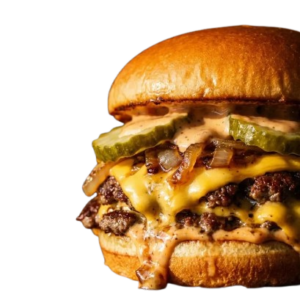 Malai Boti Shami Burger